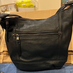 The Sak Elegant Deep Teal Leather Shoulder Bag